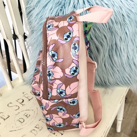 Disney, Stitch, From, Lilo & Stitch, Mini Backpack, Faux Leather, NEW With Tags - Picture 4 of 16